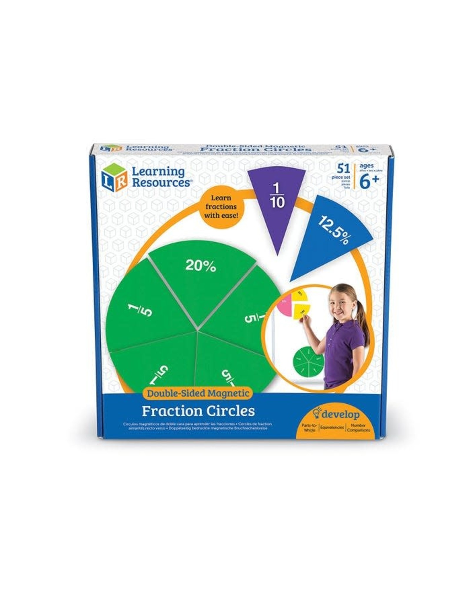 DOUBLE SIDED MAGNETIC FRACTION CIRCLES