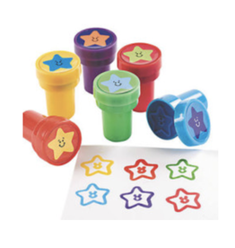 STAMP -  SMILE STAR -   6 PACK