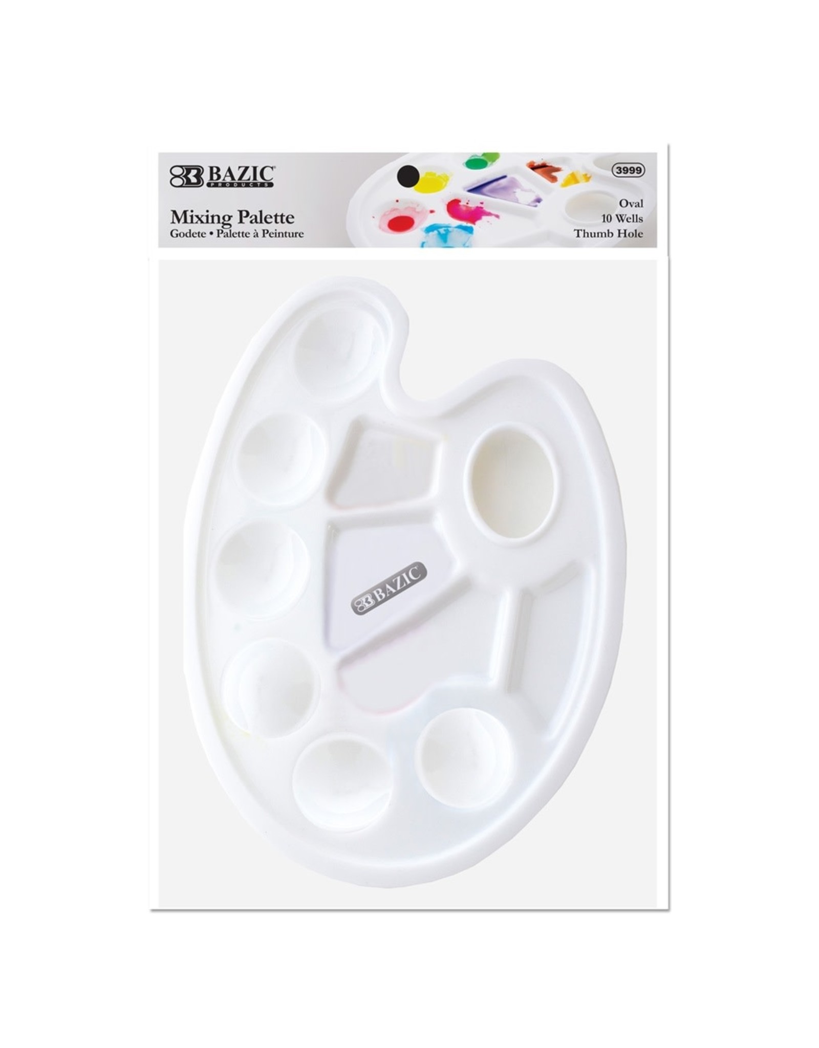 PALETTE - 10 WELL W/ THUMB HOLE