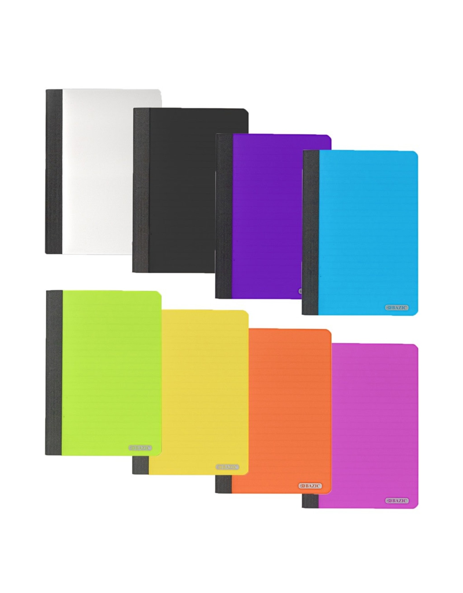 POLY COVER COMPOSITION BOOK 5"x7" - 80 SHEETS