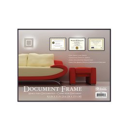 FRONT LOADING DOCUMENT FRAME W/ GLASS COVER