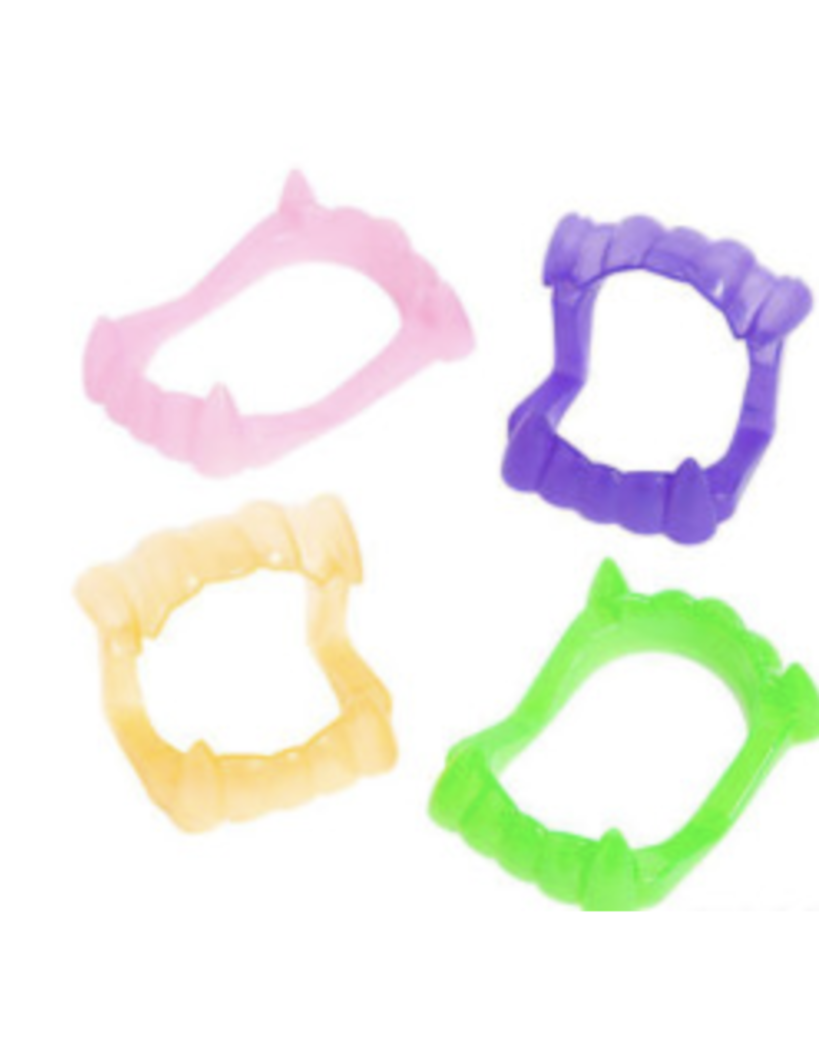 TEETH: PLASTIC NEON 144/PCKG
