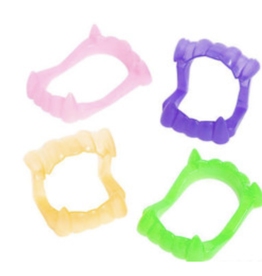 TEETH: PLASTIC NEON 144/PCKG