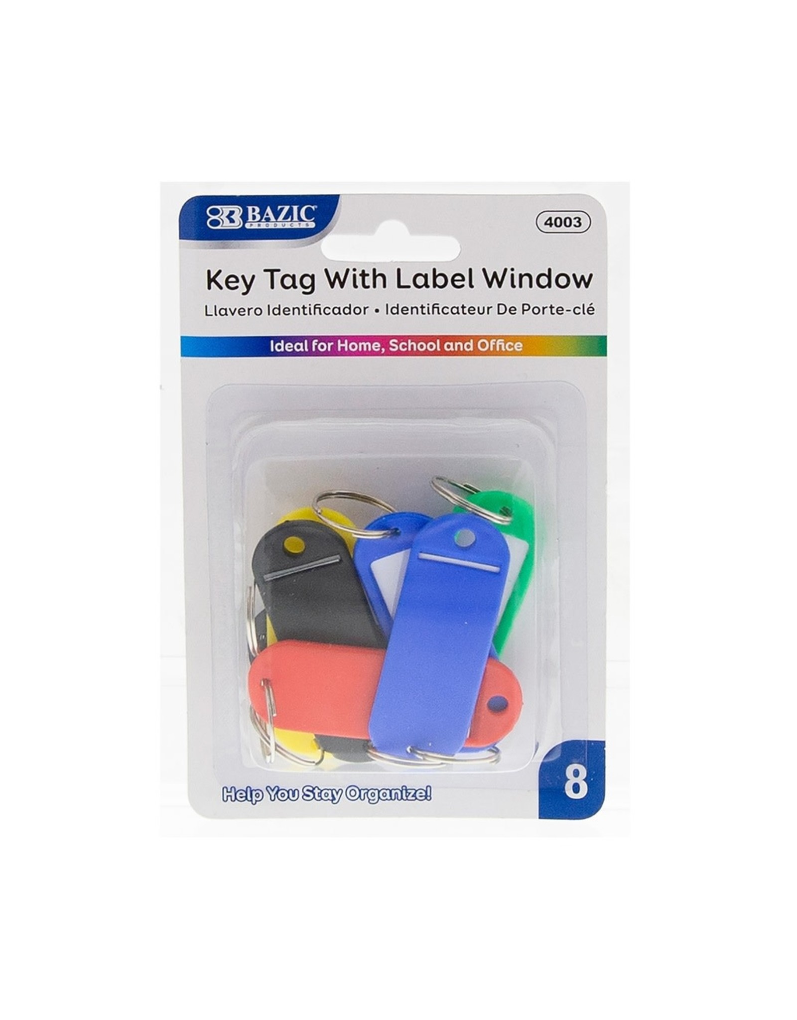 KEY TAG W/ LABEL WINDOW