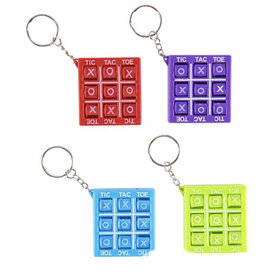 TIC TAC TOE KEYCHAIN 12 PACK