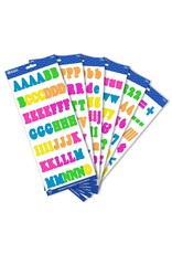STICKERS -COLORS ALPHABET & NUMBERS - 6 SHEETS