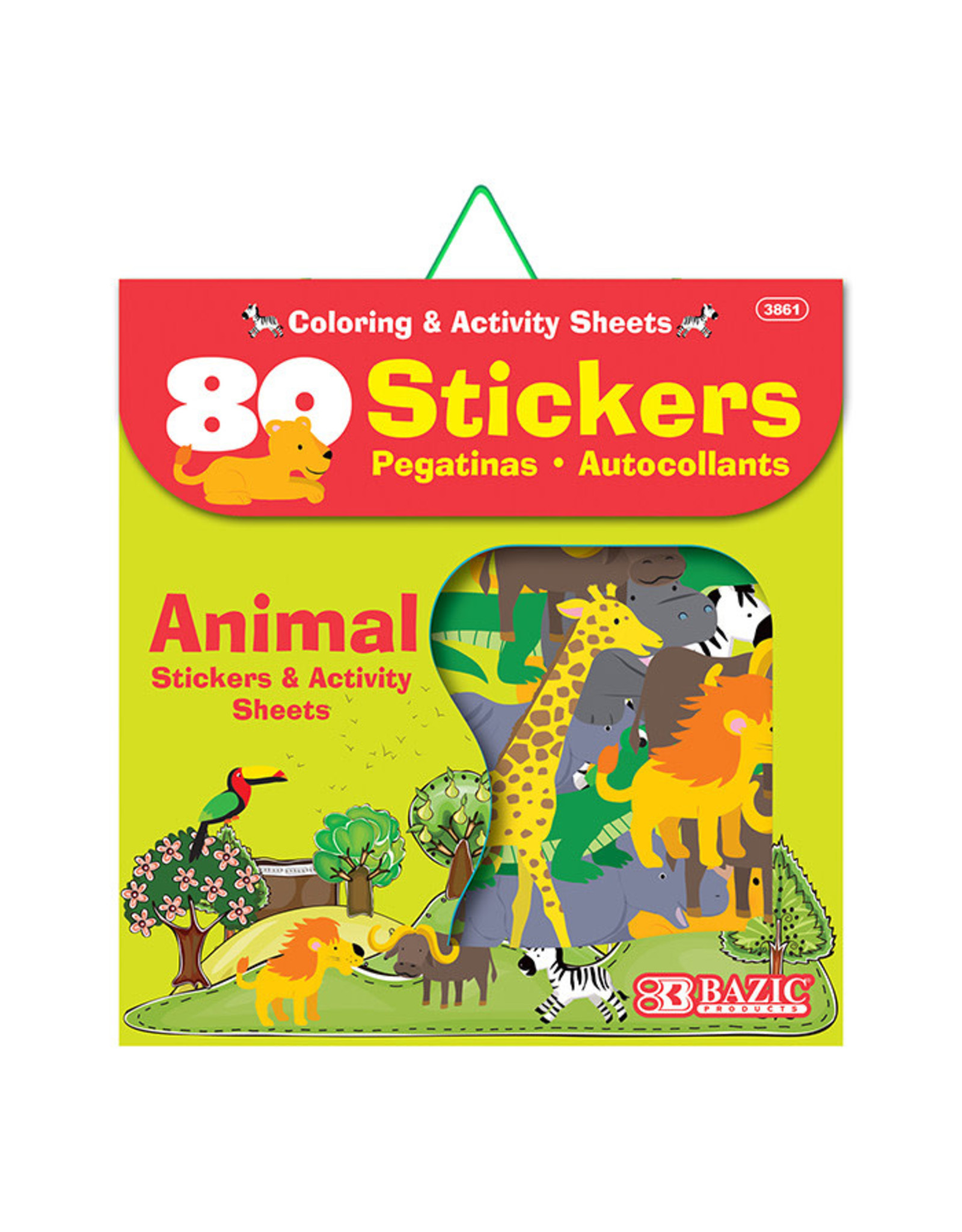 ANIMAL SERIES ASSORTED STICKERS