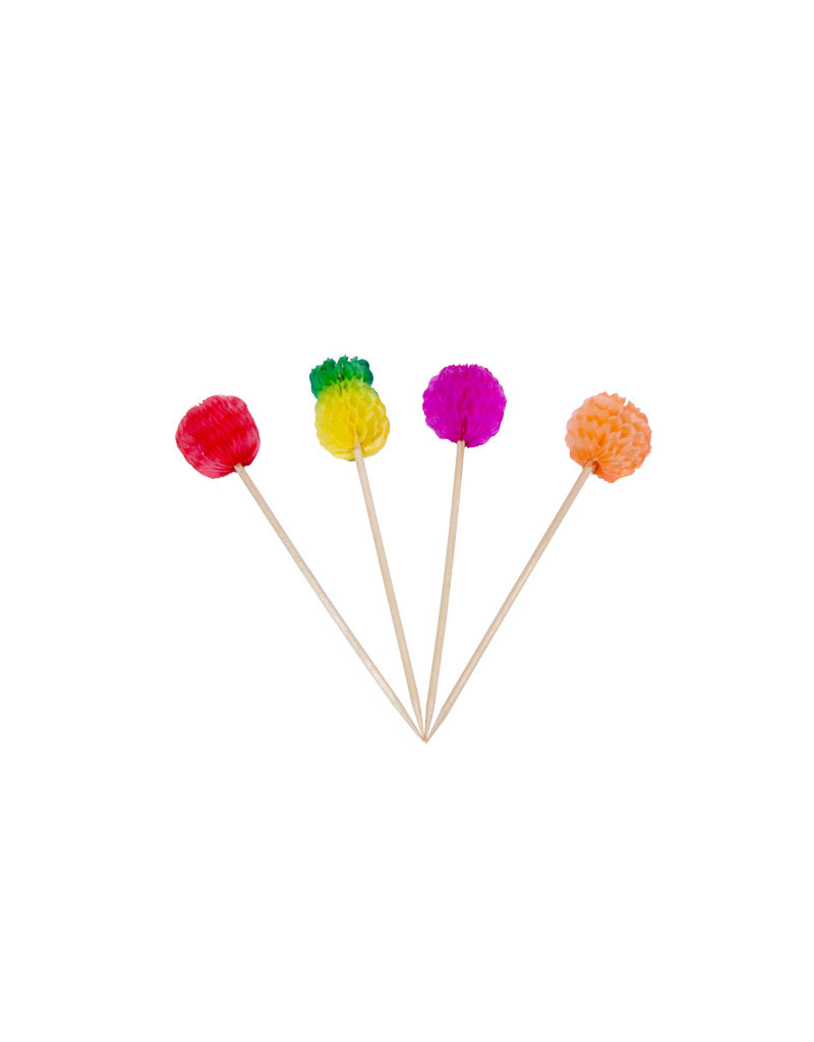 ASSORTED FRUIT PICKS-50PC