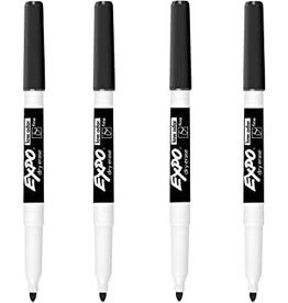 MARKER EXPO DRY ERASE LOW ODOR BLACK, FINE - 1 MARKER