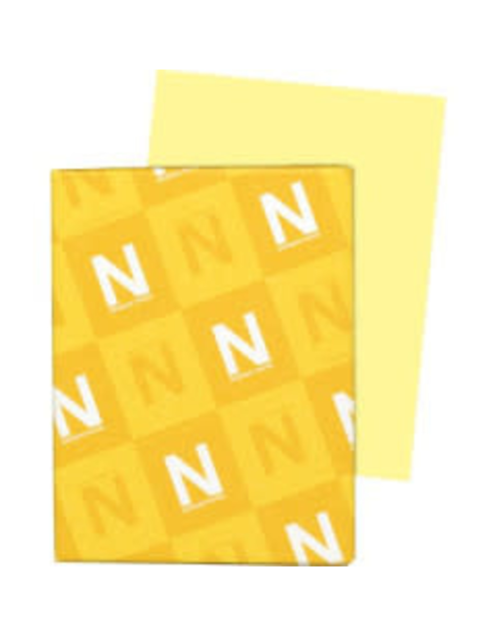 VELLUM BRISTOL CARDSTOCK: 67LB, 8½''x11'' YELLOW/CANARY 250 Sheets