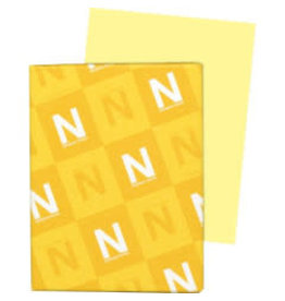 VELLUM BRISTOL CARDSTOCK: 67LB, 8½''x11'' YELLOW/CANARY 250 Sheets