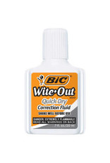 BIC- WITE OUT - CORRECTION FLUID -  WITH BRUSH