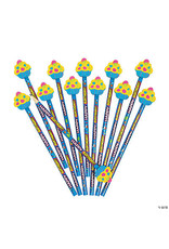 HAPPY BIRTHDAY PENCIL WITH CUPCAKE ERASER