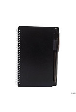 BLACK  NOTEBOOK AND PEN