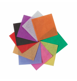 TISSUE PAPER SQUARES ASSORTED COLORS 1.5"  Appox. 5000 Pack