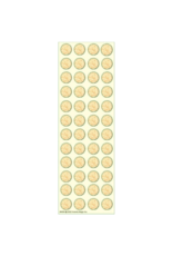 incento magic STICKERS MINI MATZAH 1/2" 48 PER SHEET - 6 SHEETS