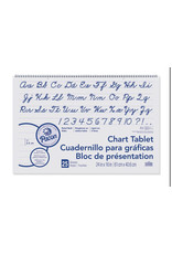 CHART TABLET 24"x16" 1" ruling