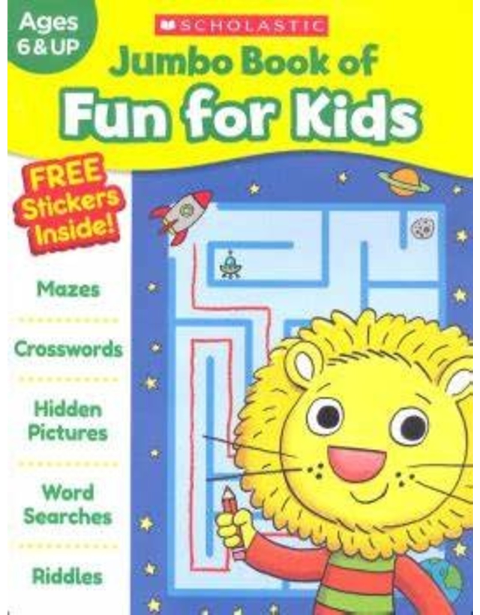 JUMBO BOOK OF FUN FOR KIDS AGE 6+