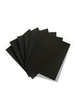 SUPER GLOSSY BOARD BLACK 8.5 X 11  Pkg/25 sheets