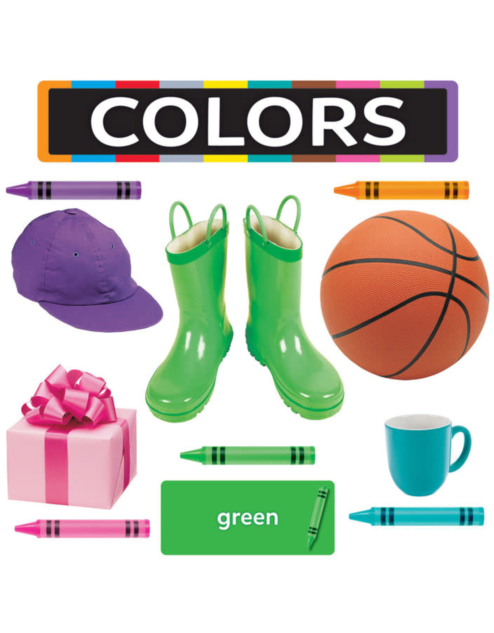 BULLETIN BOARD SET: COLORS ALL AROUND
