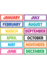 CALENDAR MONTHLY HEADERS: SCRIBBLES 5"X18"