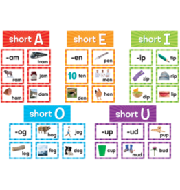 SHORT VOWEL POCKET CHART CARDS