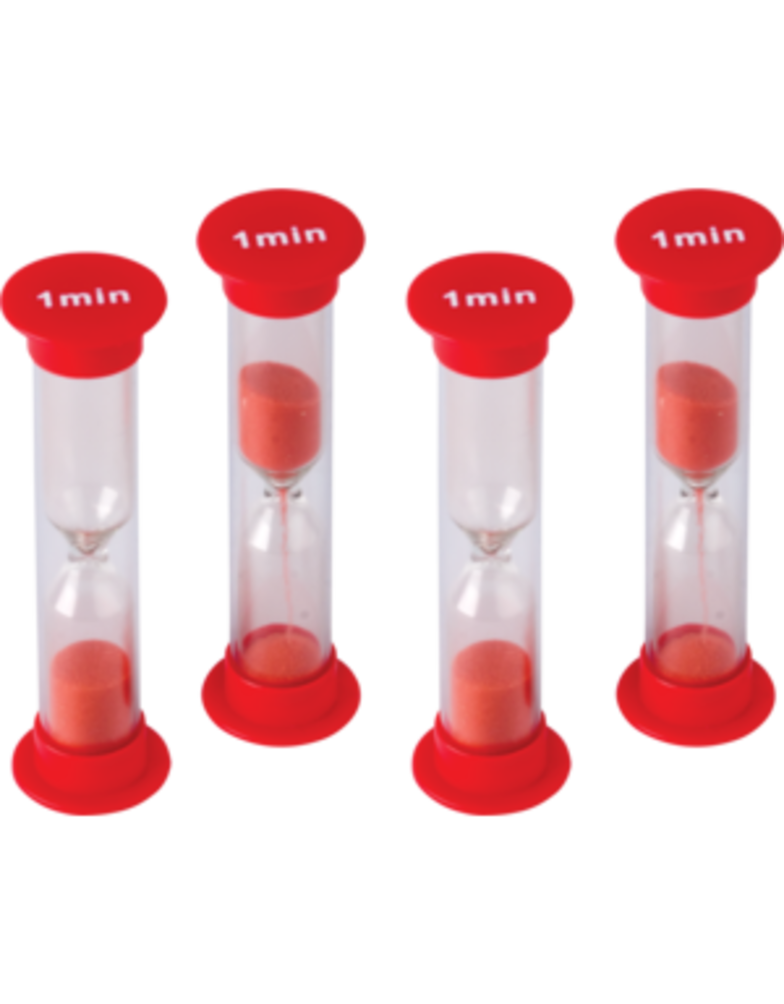 TCR 1 MINUTE SAND TIMERS -  4PC
