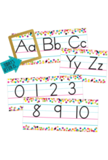 BULLETIN BOARD SET: CONFETTI ALPHABET LINE