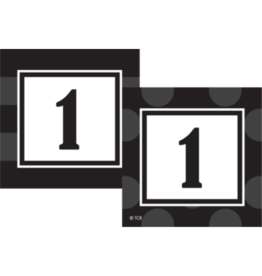 BLACK SASSY SOLID DOUBLE SIDED CALENDER CARDS