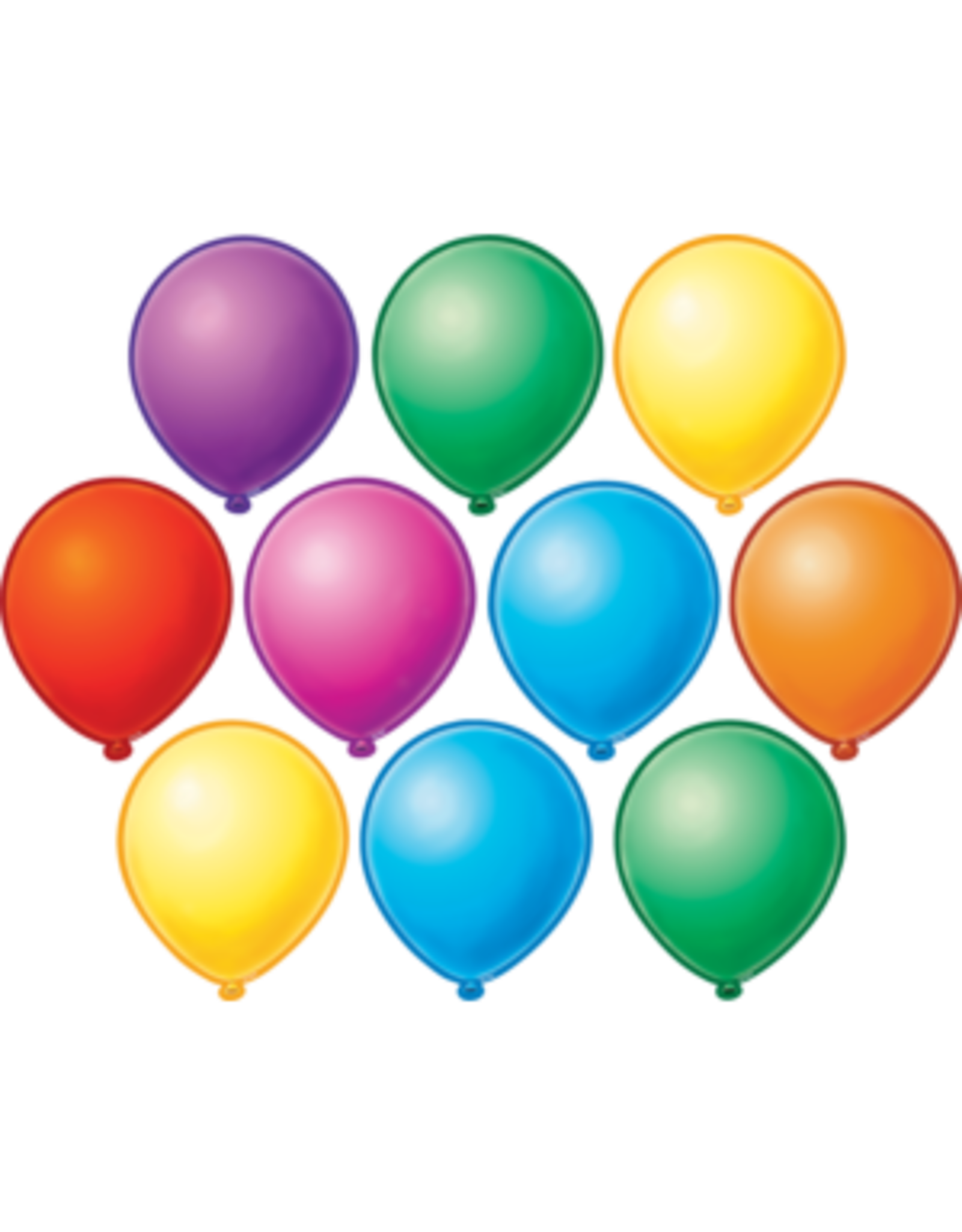 CUT-OUTS: BALLOONS 6" 30 PACK