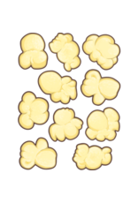 CUT-OUTS: POPCORN 6" 30 PACK