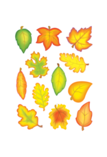 CUT OUTS: FALL LEAVES 6"  30 PACK