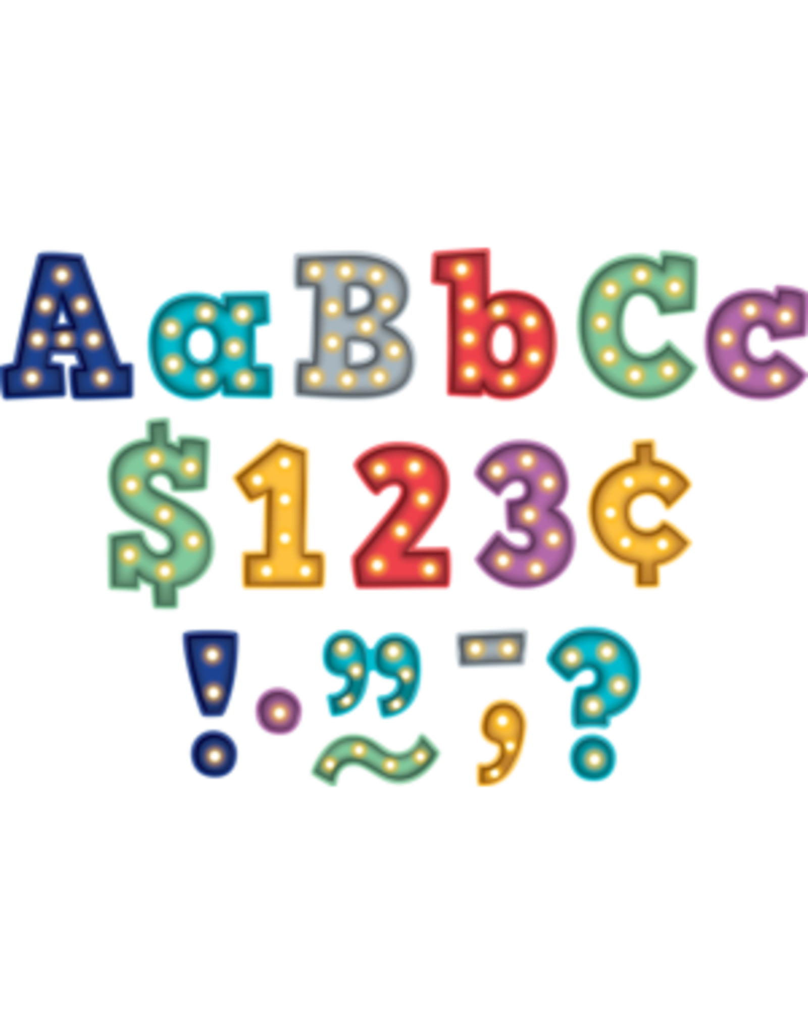 READY LETTERS: MARQUEE BOLD 4" COMBO PACK