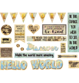 MINI BULLETIN BOARD SET: TRAVEL THE MAP