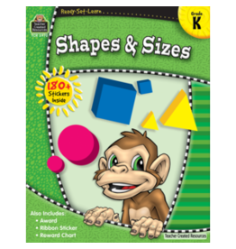 READY SET LEARN: SHAPES AND SIZES GR K