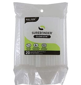 SUREBONDER HOT GLUE GUN STICKS:  4" ALL TEMP 20 PACK