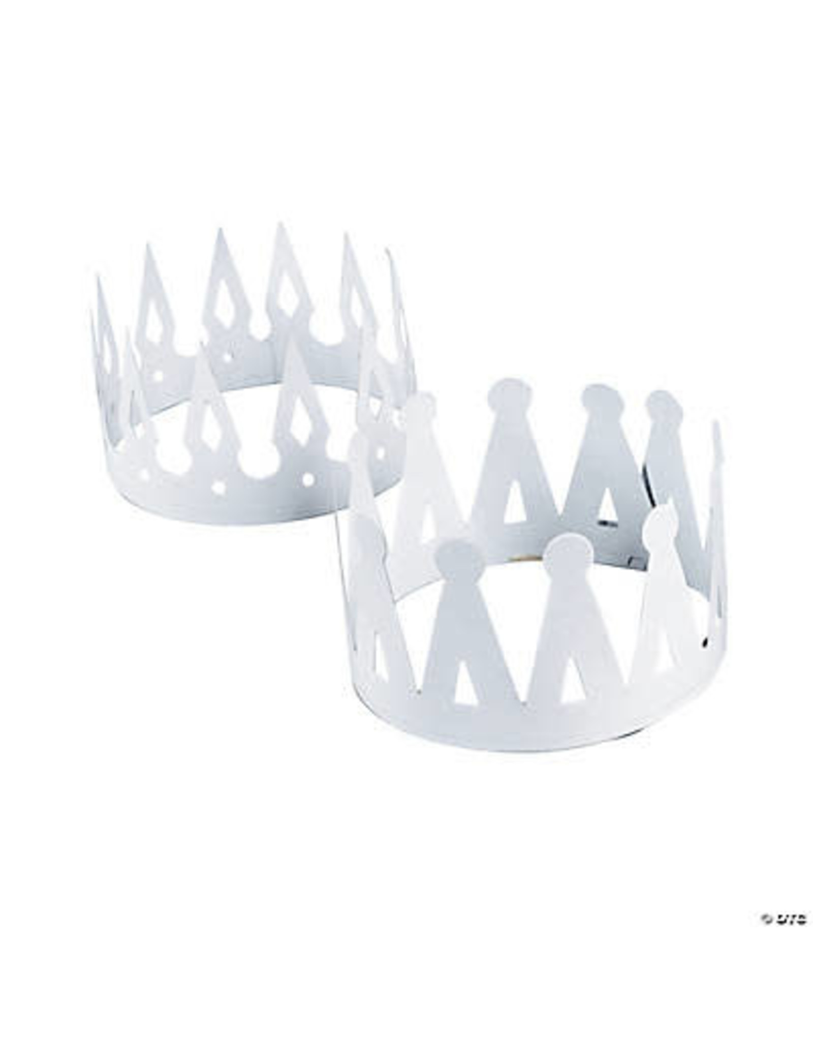 D I Y CARDSTOCK CROWNS -  50 PACK