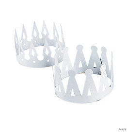 D I Y CARDSTOCK CROWNS -  50 PACK