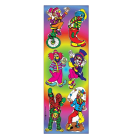 incento magic STICKERS - CLOWN DIE CUT - 6 SHEETS