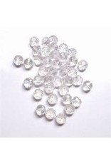 FACETED BEADS: 6MM CLEAR 1080 PACK
