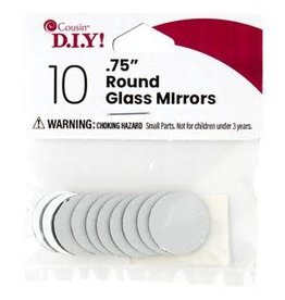 MIRROR 3/4" ROUND - 10 PACK