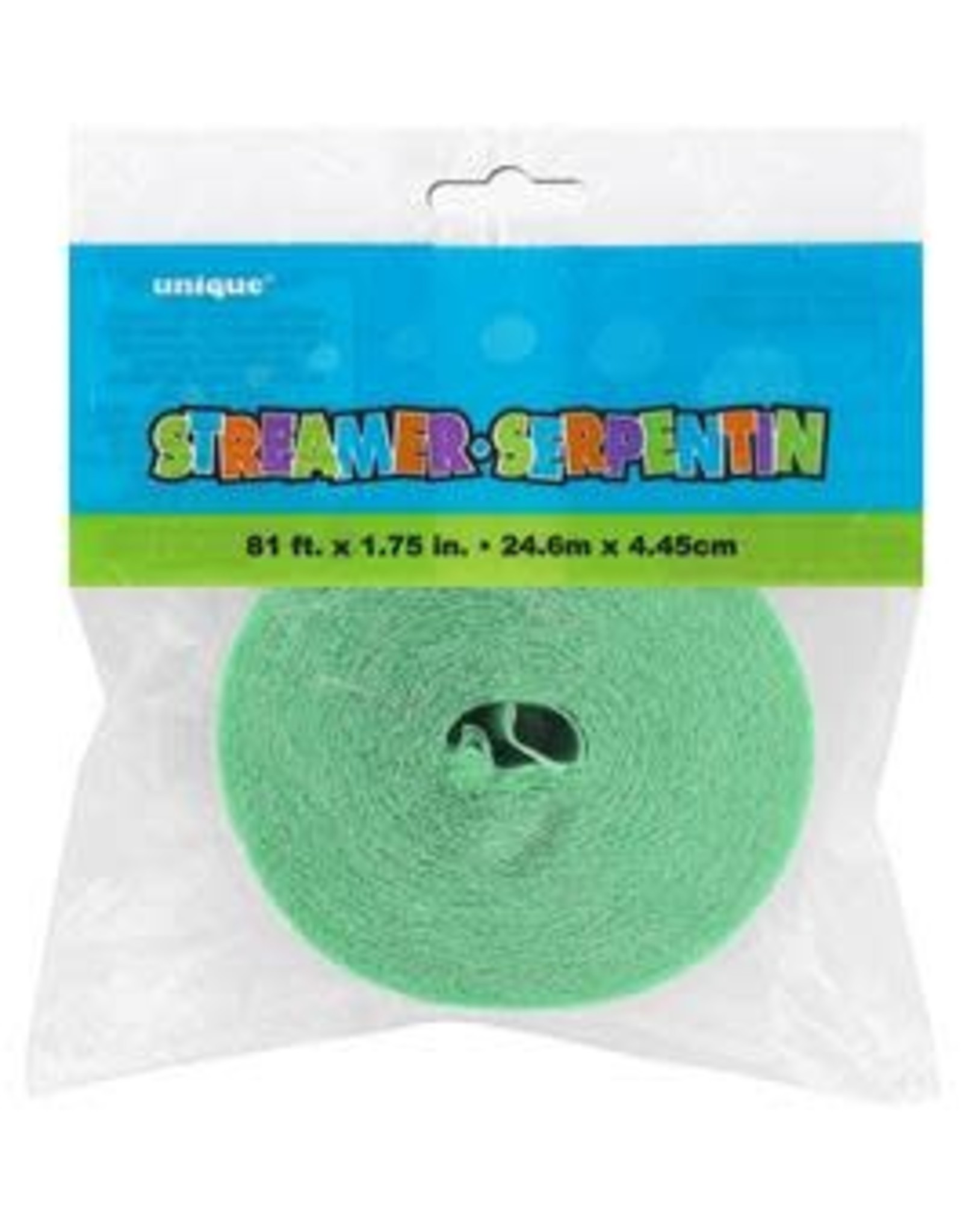 Unique STREAMER: MINT GREEN  81 FEET