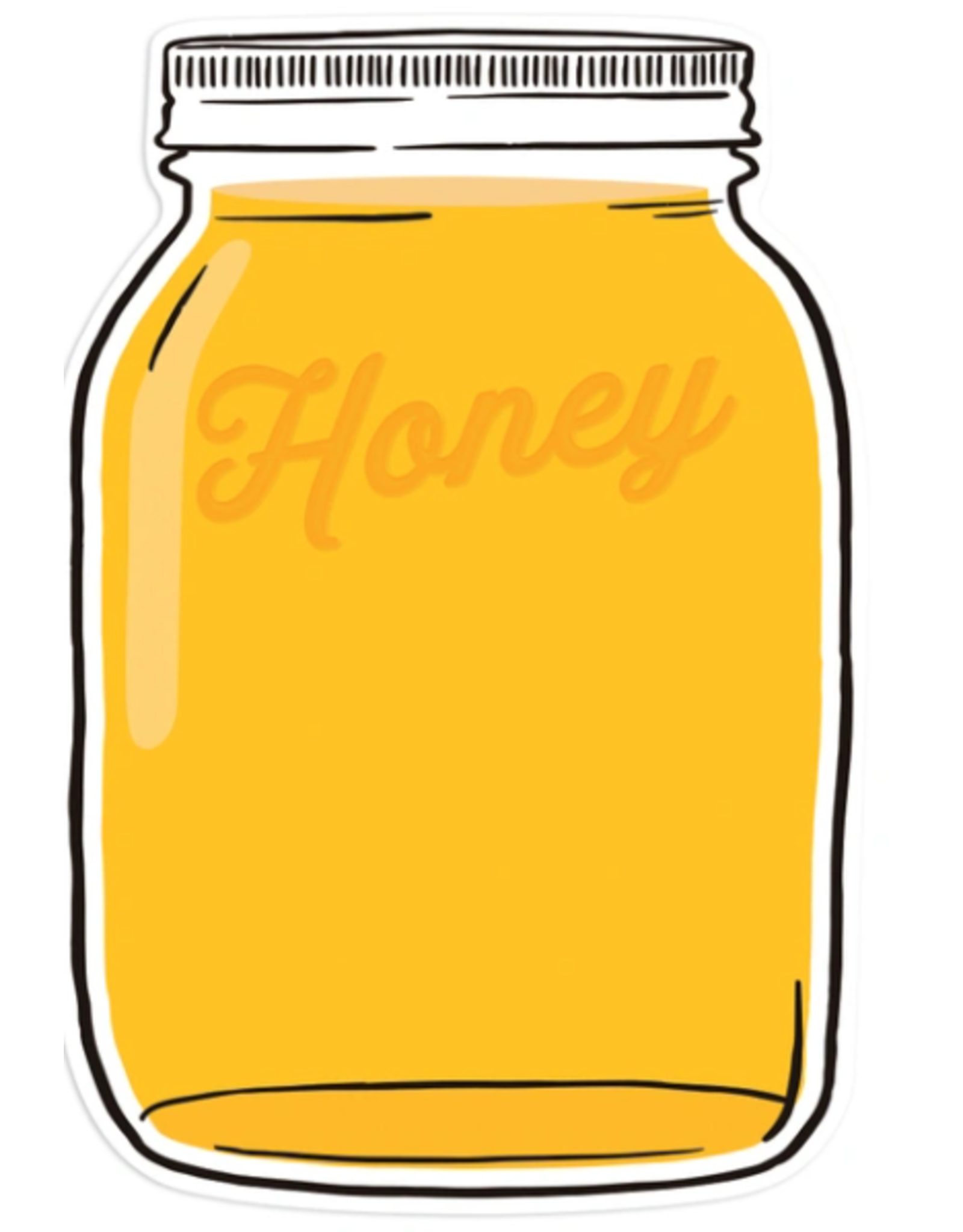CUT OUT: HONEY JAR 5.5"X5.5"  36 PACK