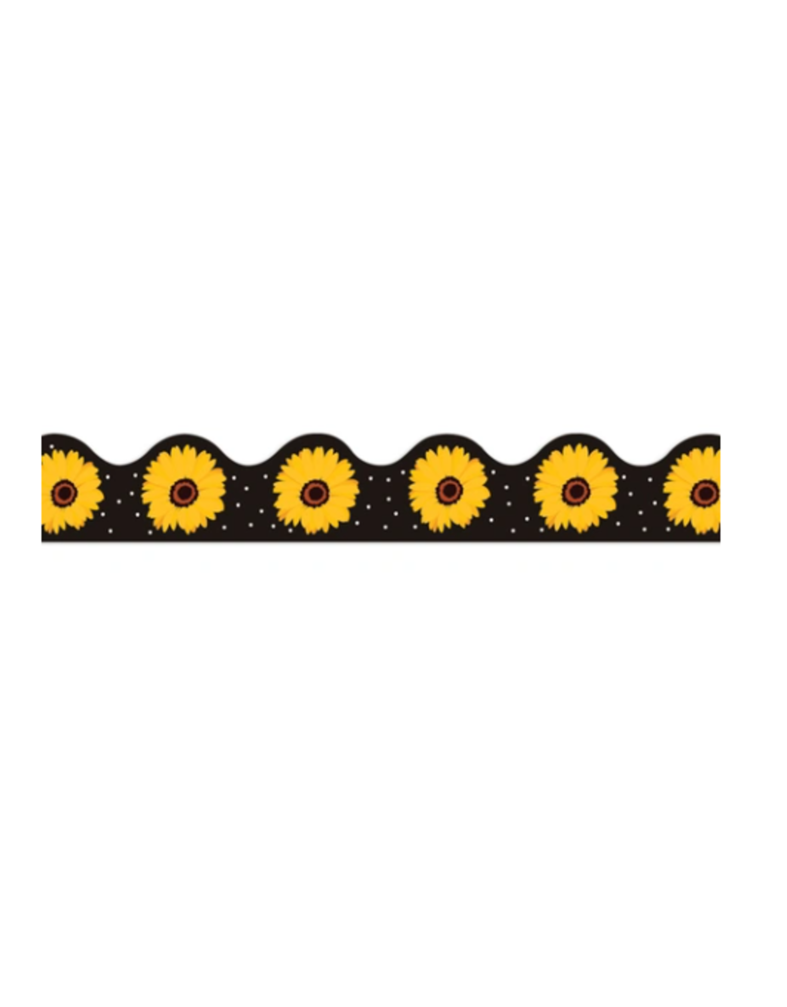 SCALLOPED BORDER : DAISIES - 2 3/4"X37'