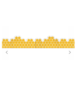 EXTRA WIDE SCALLOPED BORDER HONEYCOMB - 3 1/4"X37'