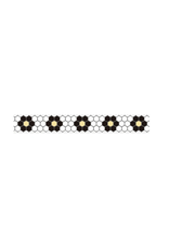 STRAIGHT BORDER: HIVE FLORAL MOSAIC - 2 1/4"X37'