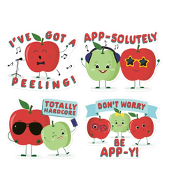 JUMBO SCENTED STICKER: APPLE