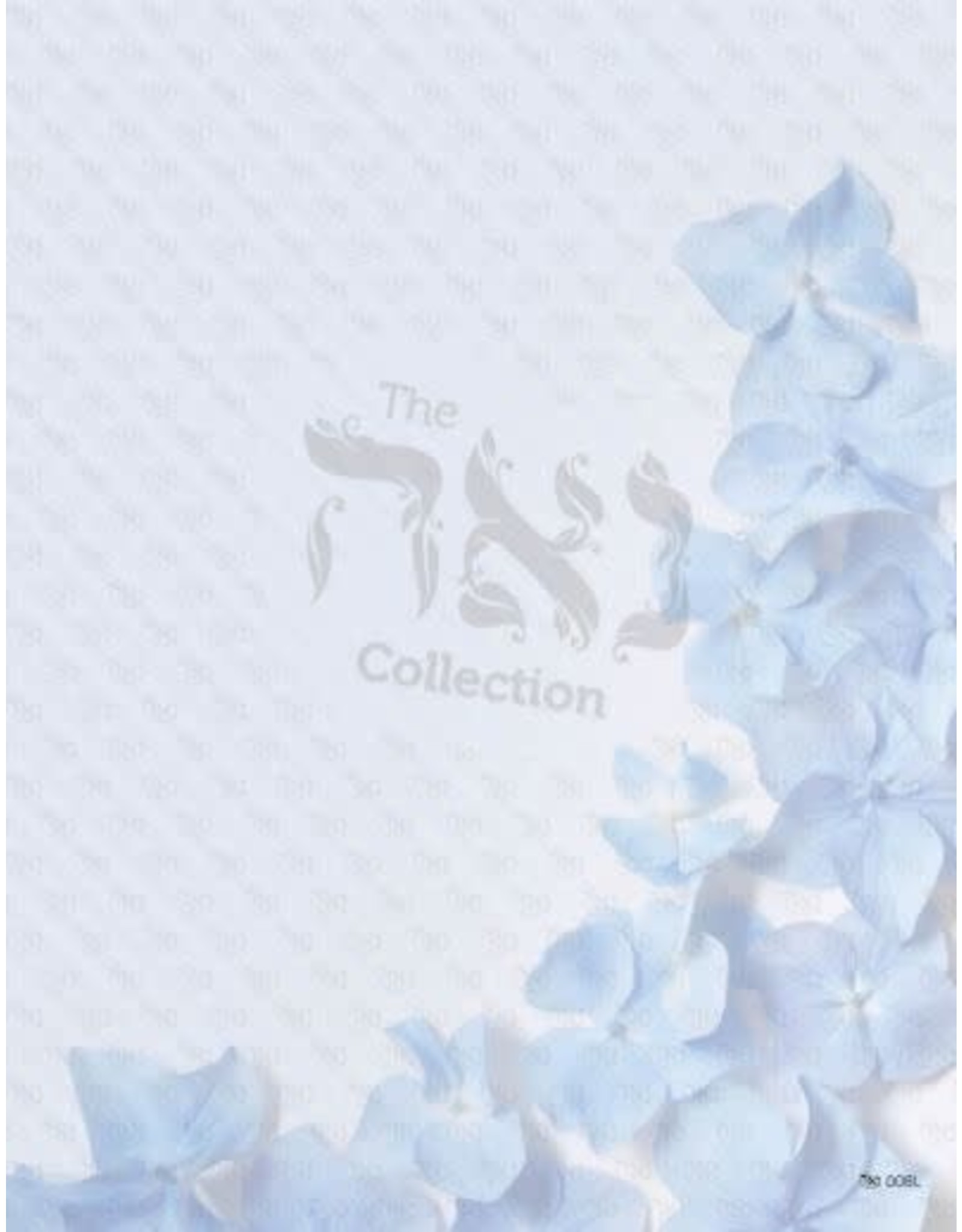 DESIGN PAPER: SKY BLUE FLORAL  8.5X 5.5  20 SHT