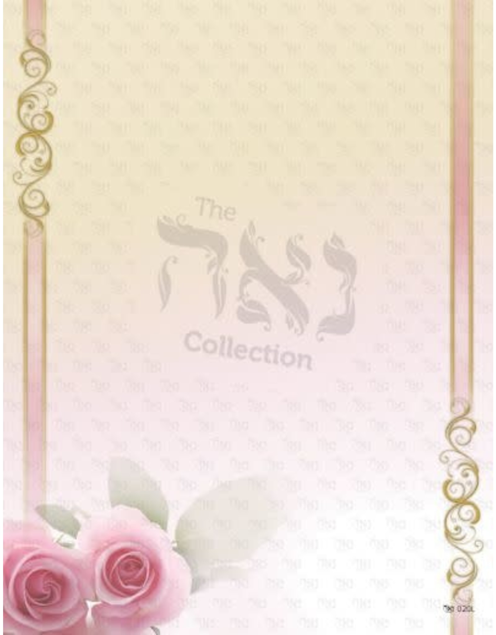 DESIGN PAPER: SOFT ROSE  8.5X 5.5  20 SHEETS