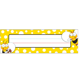 NAME PLATE:  BUZZ WORTHY BEES 9.5"X2.875" 36 PACK